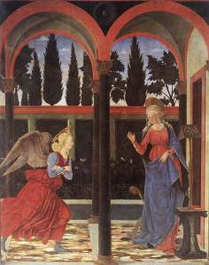 annunciation: Alessio Baldovinetti