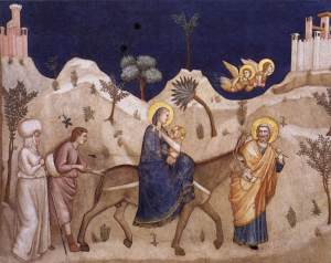 Flight into Egypt - Giotto